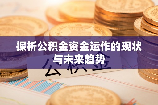 宜兰探析公积金资金运作的现状与未来趋势